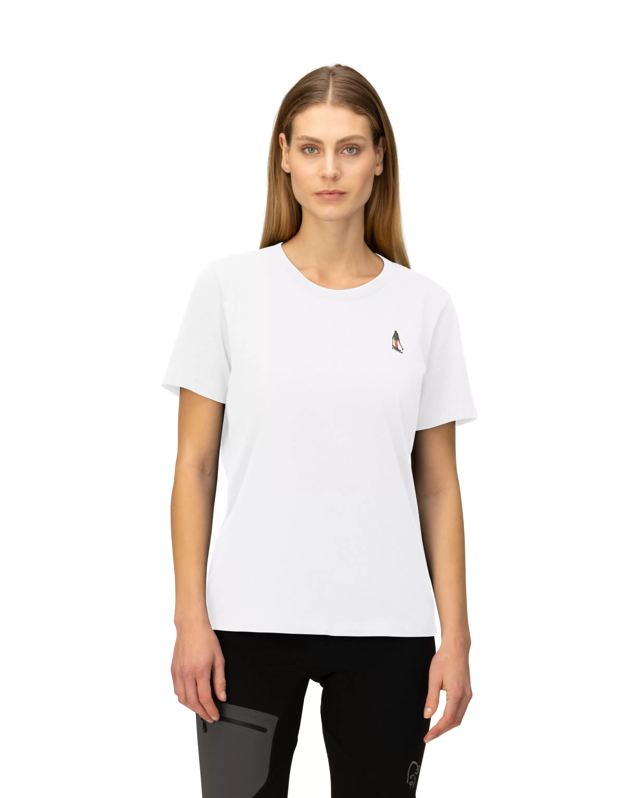 Clearance /29 Cotton Activity Embroidery T-Shirt W's Damen T-Shirts/Lange Ärmel