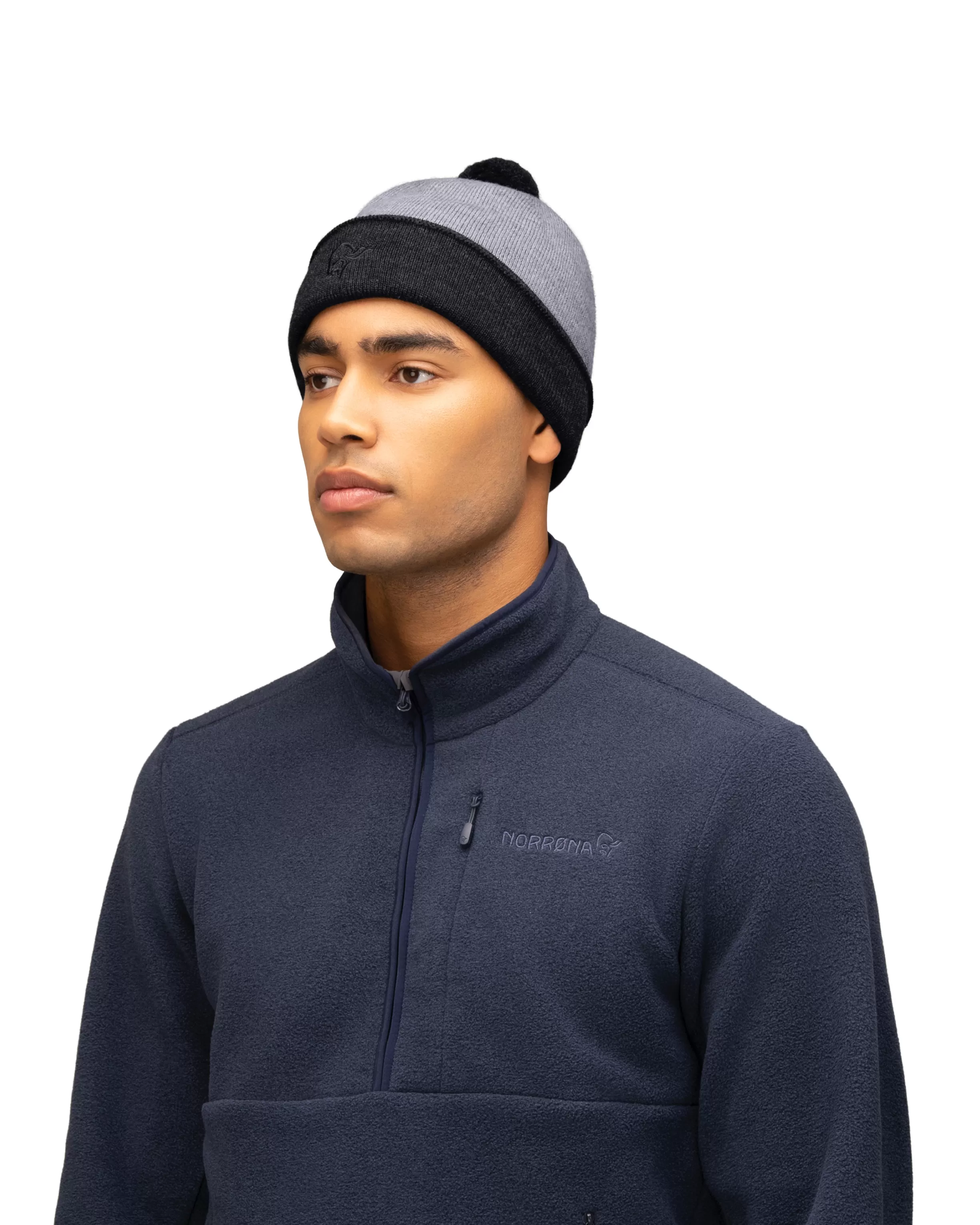 Cheap /29 Mid MerinoUll Pom Beanie Damen/Herren Kopfbedeckungen | Kopfbedeckungen