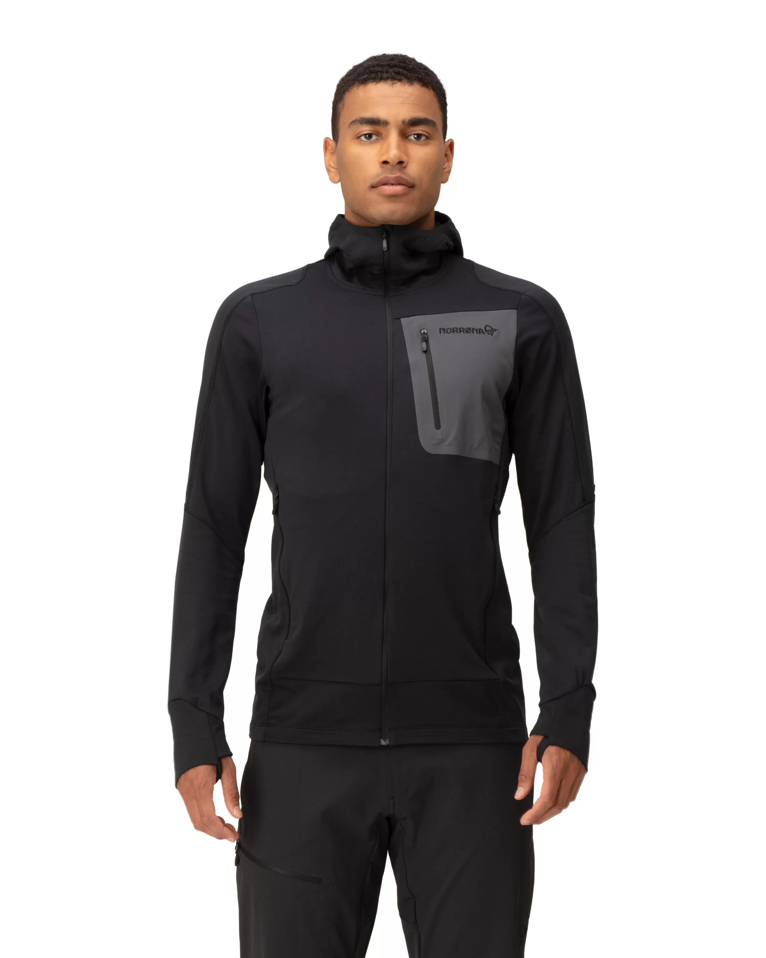 Discount Falketind Power Grid Hood M's Herren Jacken/Tops