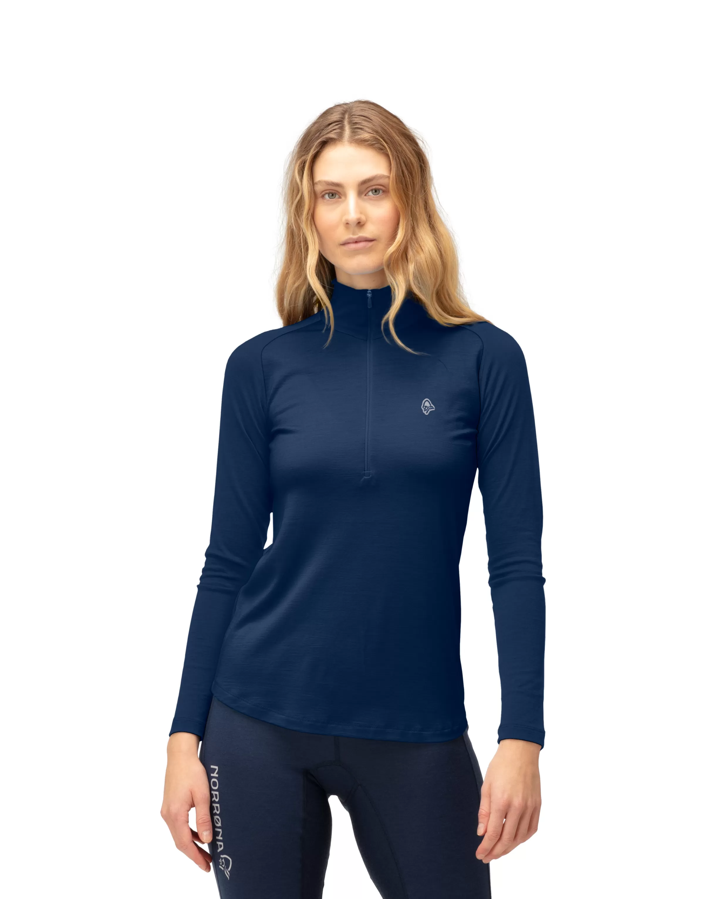 Flash Sale Femund PureUll Zip Neck W's Damen T-Shirts/Lange Ärmel